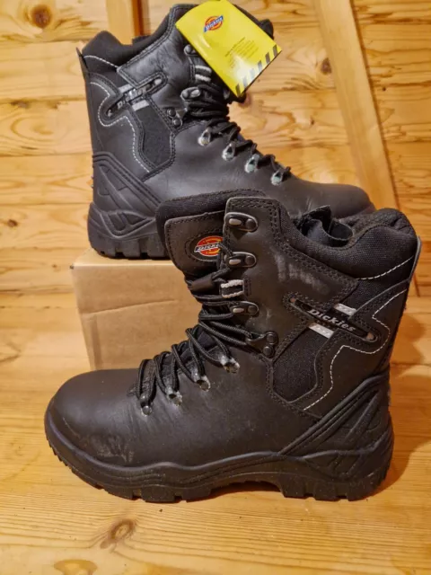 DICKIES SAFETY BOOTS Cleveland DK Brown Brand New and Box UK 12 EU47 42.49 PicClick UK
