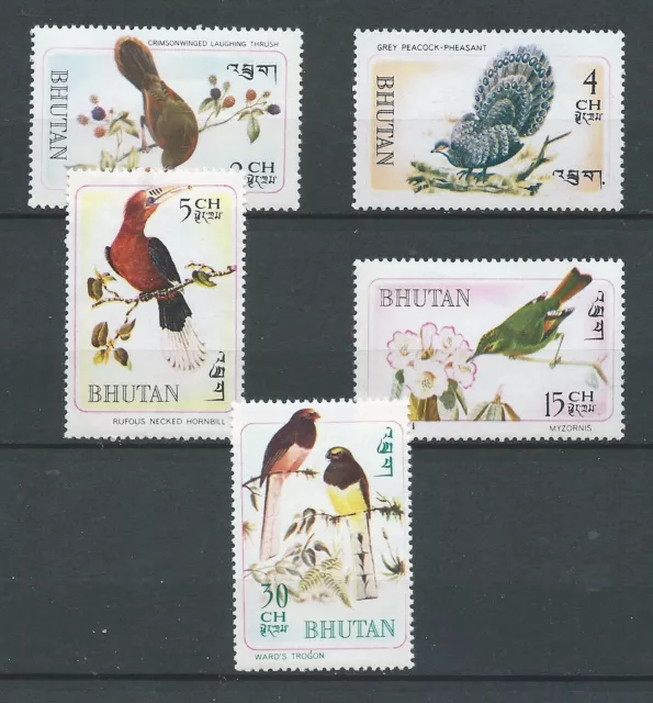 Bhutan Bhoutan - Oiseaux - Timbres Neufs** Mnh