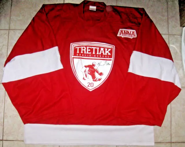 2003-04 Upper Parkhurst Rookie Vladislav Tretiak Actually Game Used Jersey  GOAT