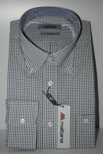 Camicia Classica Uomo Taglio Sportivo Misura Collo 41 Cotone100%Stiratura Easy