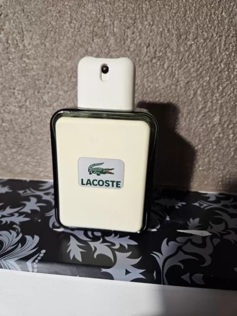 RARE EAU DE Toilette Lacoste Original Vintage 200ml Entam Reste