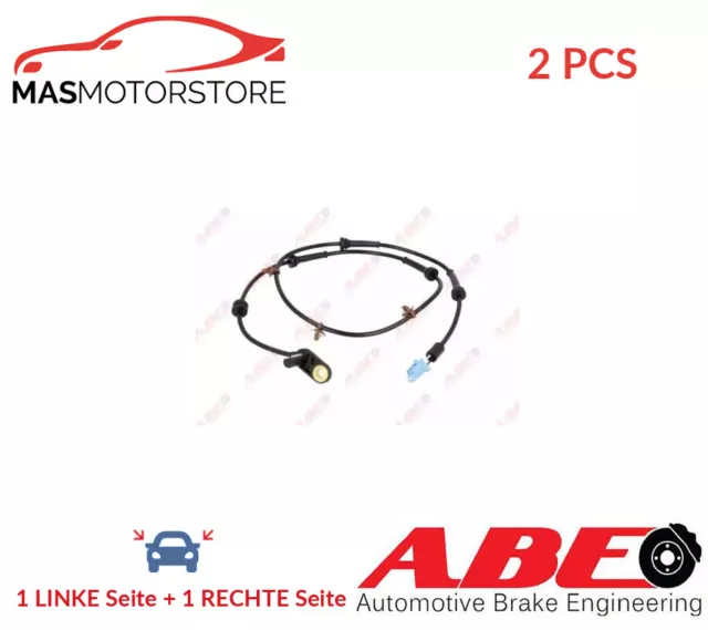 Abs Sensor Drehzahlfühler Paar Vorne Abe Ccz1037Abe 2Pcs I Für Nissan Primera