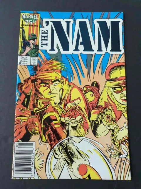 Nam #2  Marvel Comics 1987 Vf+ Newsstand