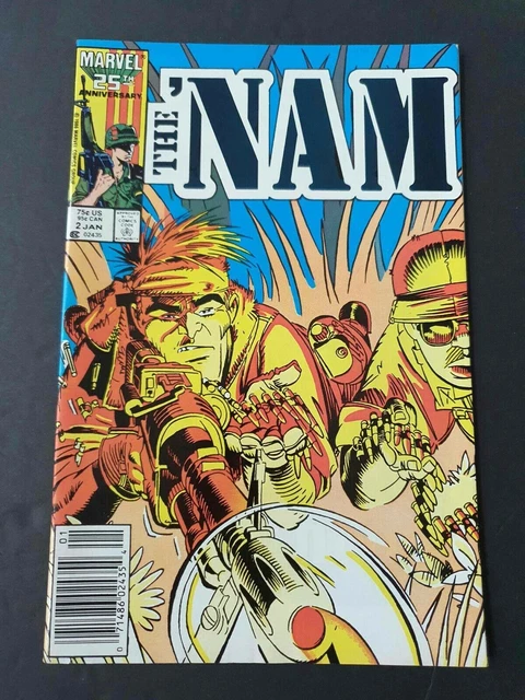 Nam #2  Marvel Comics 1987 Vf+ Newsstand