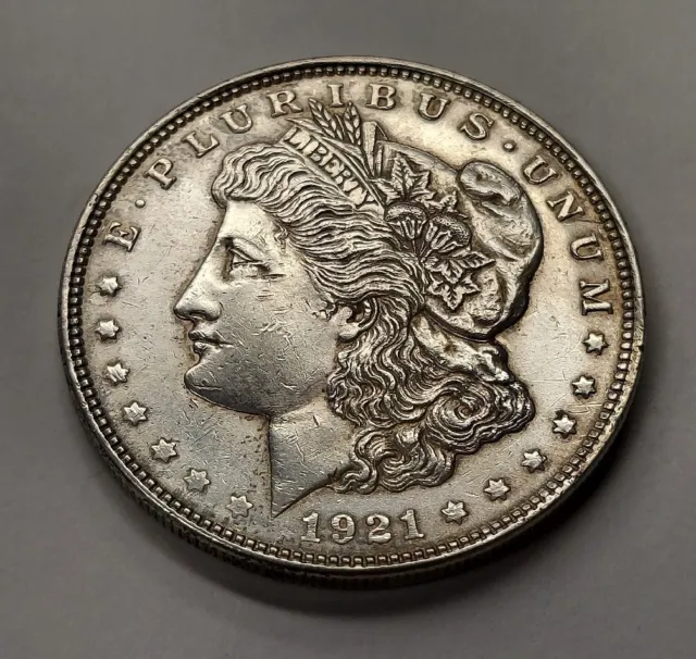 1921 Morgan One Dollar Silver Coin $1 US (ELW199)
