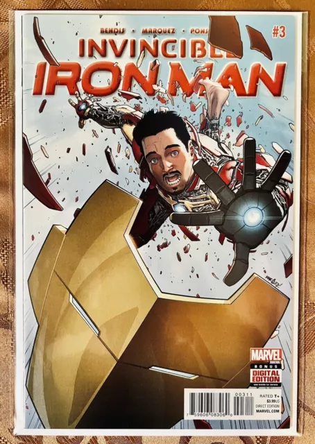 Invincible Iron Man #3 (2016) Marvel Comics ~ Bendis & Marquez ~