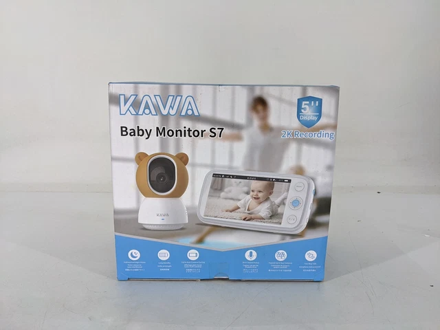 KAWA Baby Monitor, 2K QHD 5 Video Baby Monitor with Camera and Audio