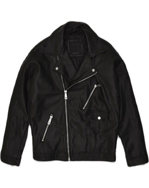 Zara men's leather jacket uk new arrivals