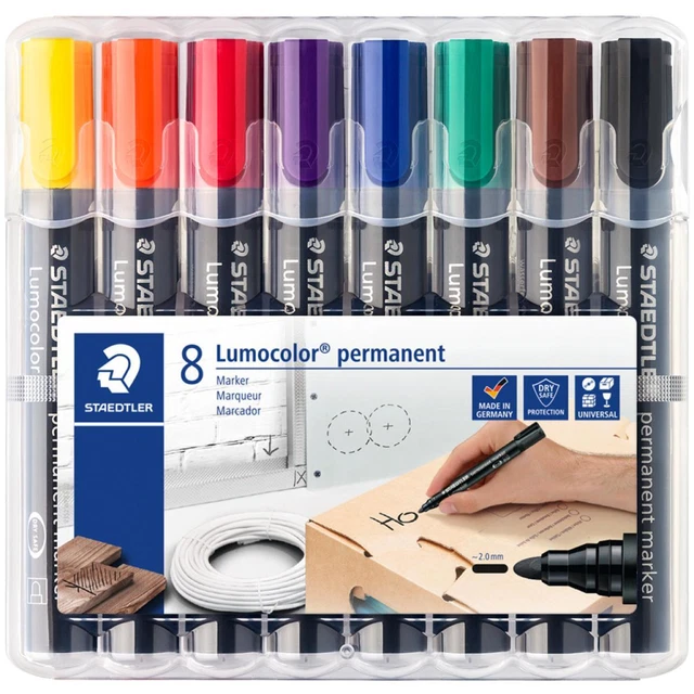 STAEDTLER Marker Lumocolor perm 8St Box 352 WP8 (4007817186282)