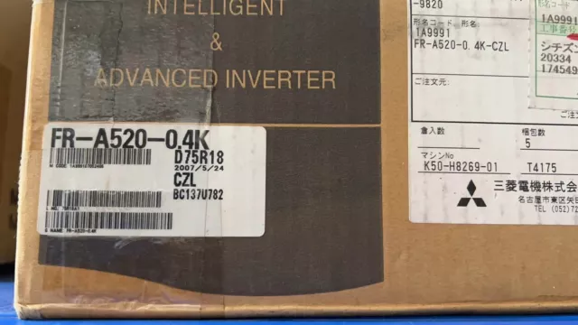 1PC New MITSUBISHI FR-A520-0.4K Inverter 220V 0.4KW Expedited Shipping