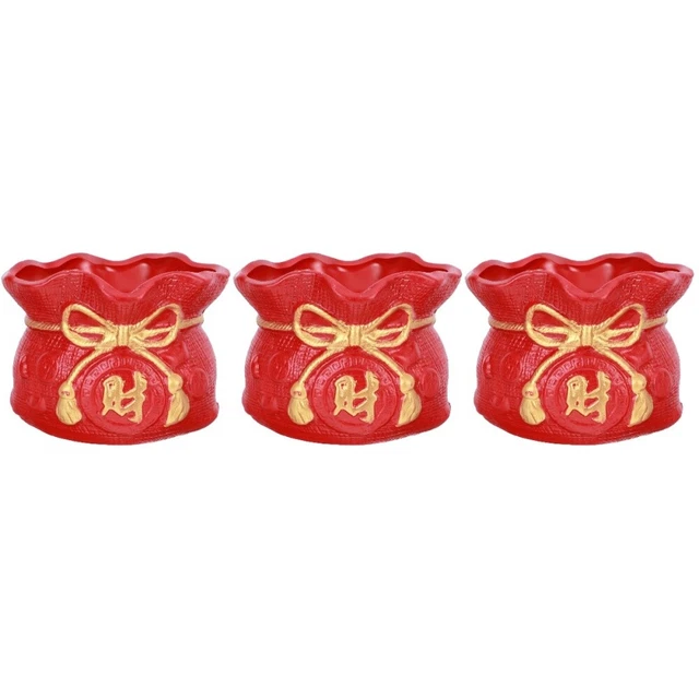 3x Retro Bonsai Pflanzer Töpfe Keramik Sukkulenten Topf Porzellan Pflanzer Töpfe