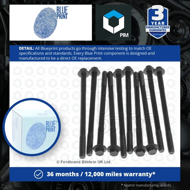 Bulloni testa cilindro adatti a DAEWOO KALOS KLAS 1.4 2003 su F14D3 kit set qualità ADL