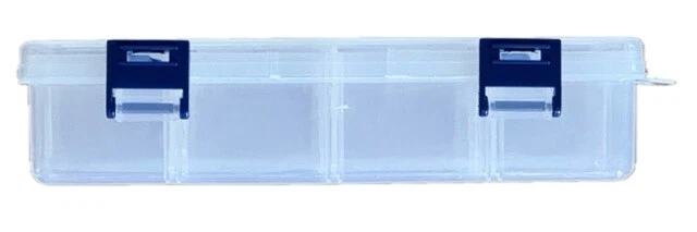 Pioneer Plastics 036C Transparenter Kunststoffbehälter – 7x6,7x14,6 Cm, 4 Stück, Aus Polystyrol, Mit Schnappdeckel