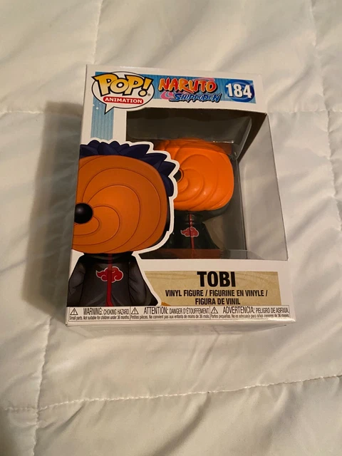 FUNKO POP ANIME (Animation) Naruto Shippuden Tobi 184 Vinyl Figure FREE ...
