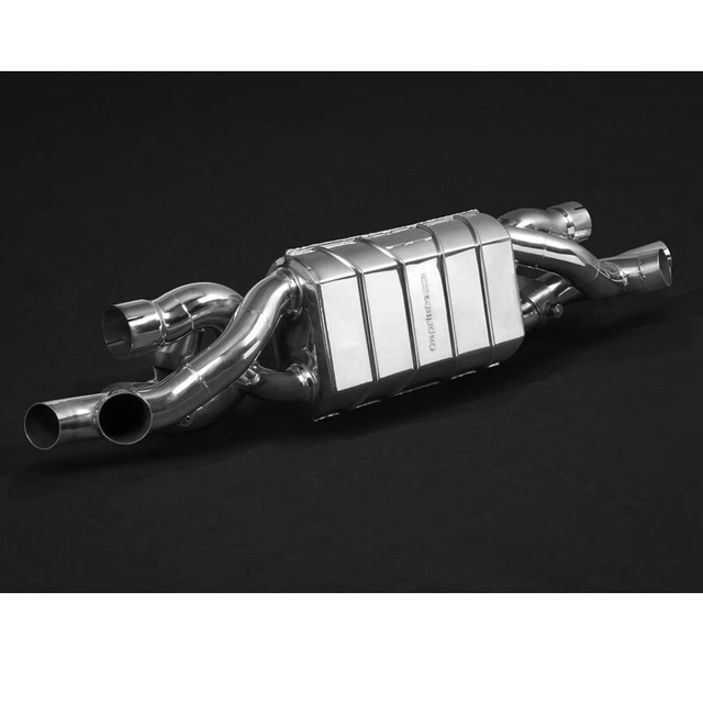 Capristo Porsche 991/991.2 Turbo/Turbo S Valved Exhaust Muffler w/ CES-3 Remote