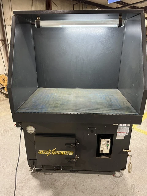 FumeXtractor FX-DD-3648  Metal Working Downdraft Table 3HP 2600cfm 460v 3phase
