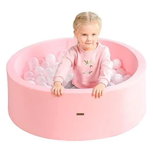 TRENDBOX Memory Foam Sponge Indoor Round Ball Pit for Toddler Children Light ...