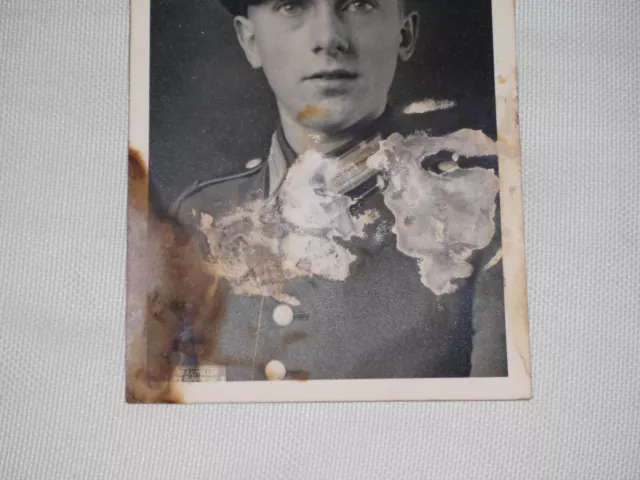 Portrait Foto Soldat 1 WK 2 WK Orden Abzeichen Militaria Auszeichnung Uniform  3