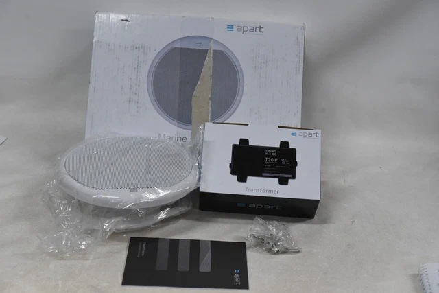 APART CMAR6T-W 6.5& 2-Way Marine Ceiling Speaker 8 Ohm or 100V Line ...