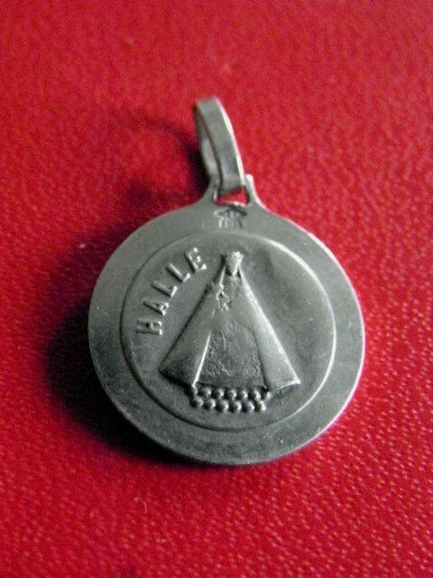 Pendentif Religieux Sainte Vierge Marie En Argent Massif - XVIIIe Siècle, Occasion