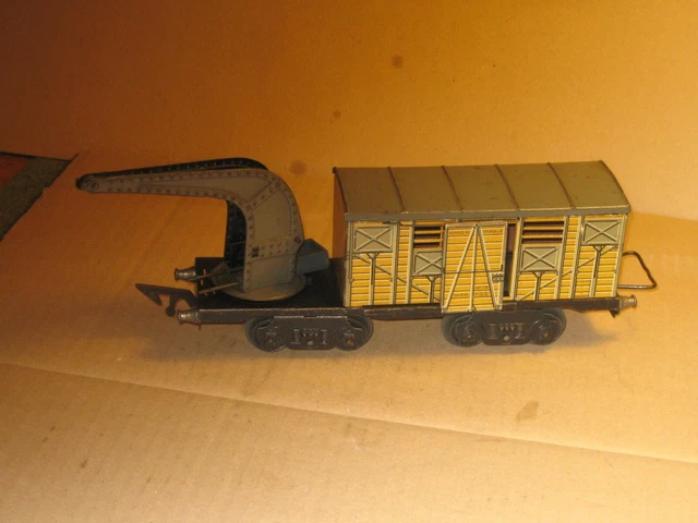 JEP ÉCHELLE O WAGON VOYAGEURS PULLMAN À BOGIES 1932 TÔLE 20 cm BON ÉTAT