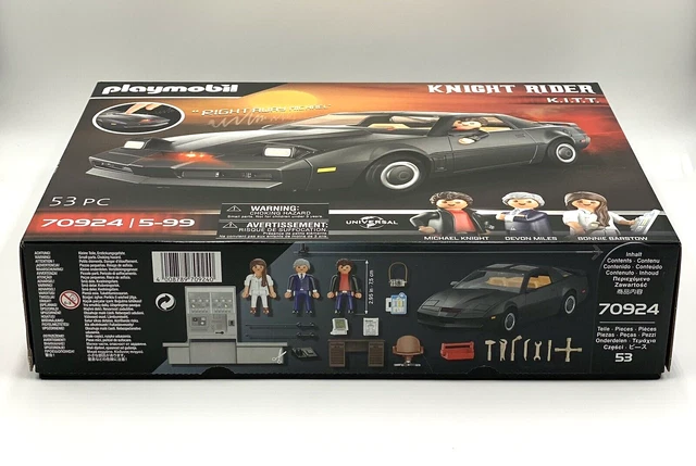 Playmobil 70924 Knight Rider K.I.T.T. Michael Knight TV Serie Auto NEU 3