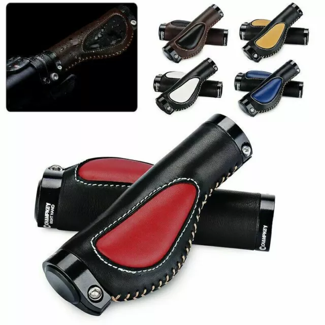 Maniglie manubrio bicicletta MTB pelle antiurto gripshift maniglie bicicletta trekking grips