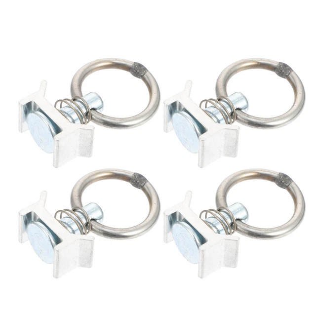 Anillos colgantes de acero inoxidable con hebilla colgante con marco de iluminación con pernos orbitales 6 piezas