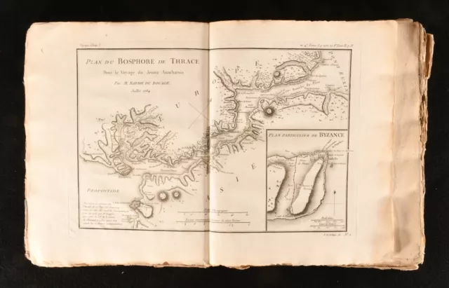 1788 Recueil de Cartes Geographiques Ancient Greece Illustrated Plates 1st ed 3