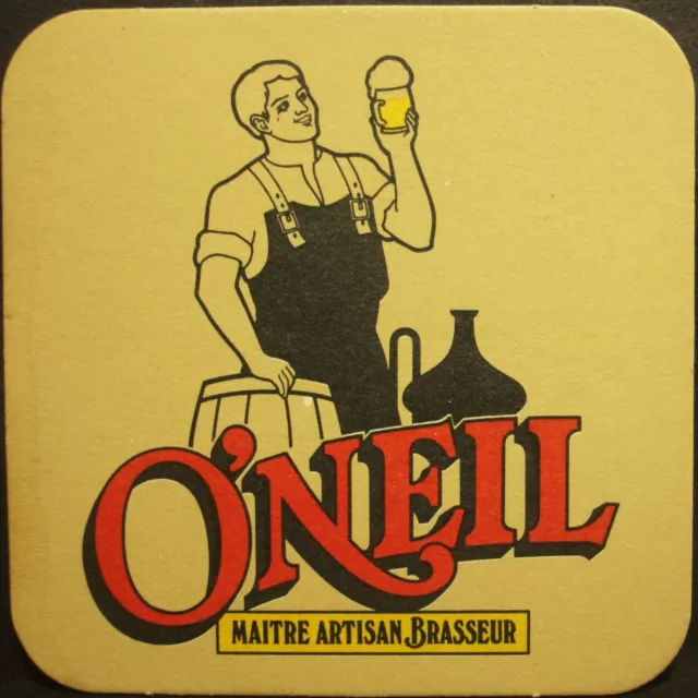 O'neil Brewery - Maitre Artisan Brasseur - Vintage Beer Coaster