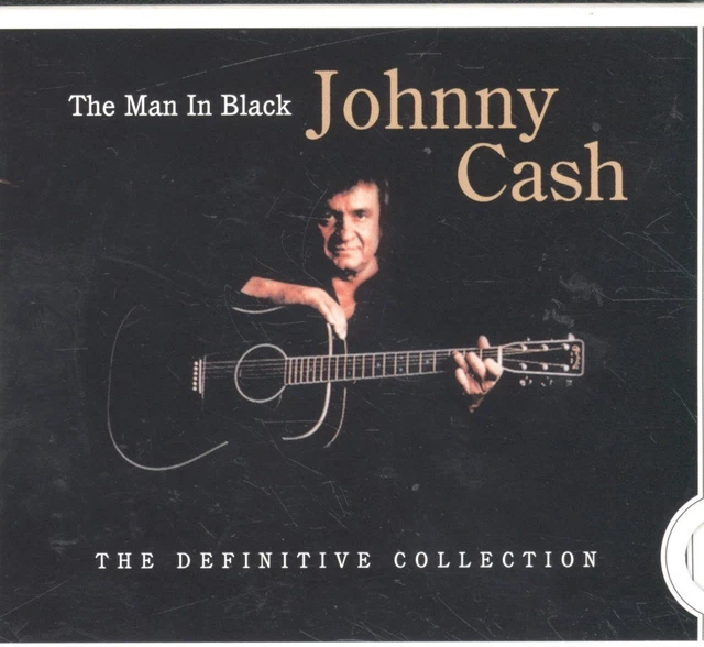 JOHNNY CASH MAN In Black CD Europe Columbia 1994 in card slide pack ...