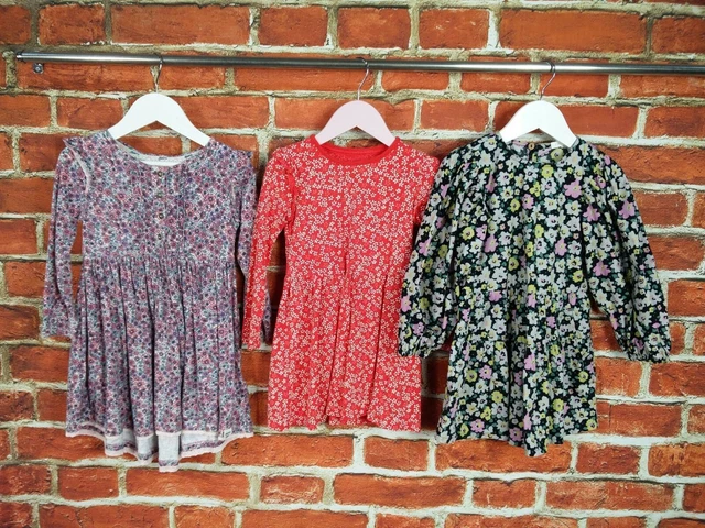 Girls Bundle Age 2-3 Years Mantaray M/Care Next Long Sleeve Sweater Dress 98Cm