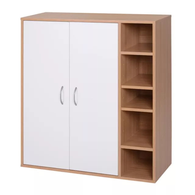 35.5 Inch Free Standing Storage Cabinet Living Room Entryway Organizer Hallway C