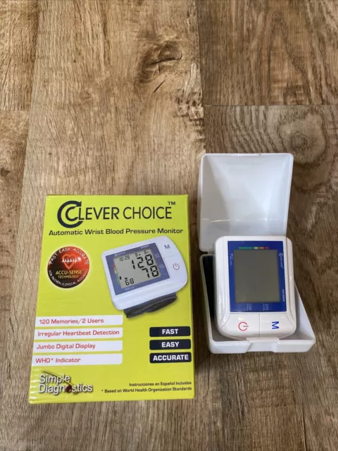 Clever Choice Automatic Wrist Blood Pressure Monitor