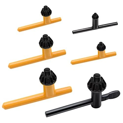Drill Chuck Key Wrench, 6 Sizes Replacement Clamping Tool for , 4-20mm Diameter