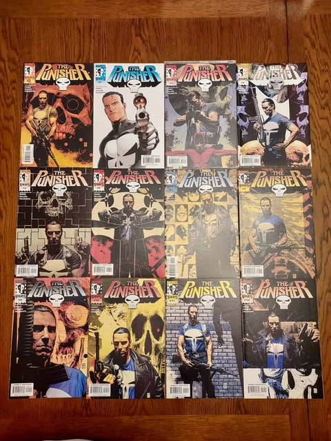 The Punisher 1-12 (Vol.5, 2000) Marvel Knights; Complete set, NM