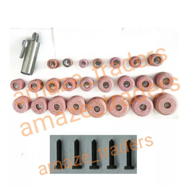 24 piezas de ruedas de molienda rosa con asiento de válvula Sioux + soporte...