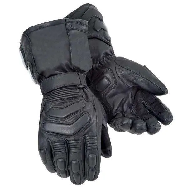 New Motorcycle Winter Thermal Waterproof Breathable Leather Biker Gloves S - 3XL