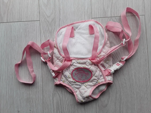 Baby Annabell Pink Baby Doll Carrier Adjustable Straps