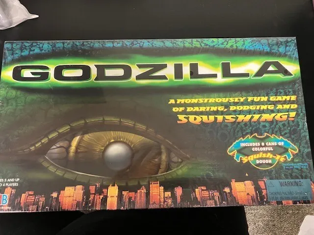 1998 Godzilla Board Game- Milton Bradley SEALED