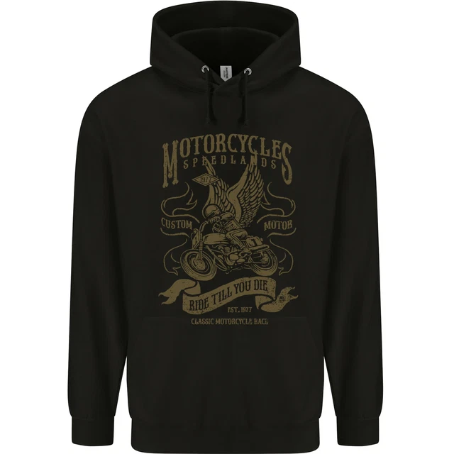 Motocicletta Speedlands Motociclista Uomo Felpa