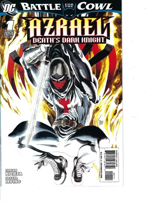 Azrael Death's Dark Knight #1 1st Michael Lane as Azrael (May 2009 DC) Near Mint