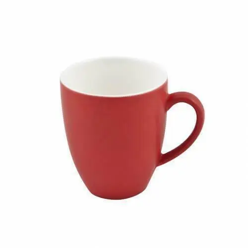 6x Mug Rosso Red 400mL Bevande Coffee Mugs Cups Hot Chocolate Cup Cafe