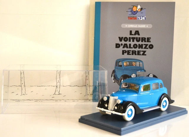Les Voitures De Tintin  Echelle 1:24  - Hachette - N°16 La Rosengart De Levasion Loreille Cassee A55877