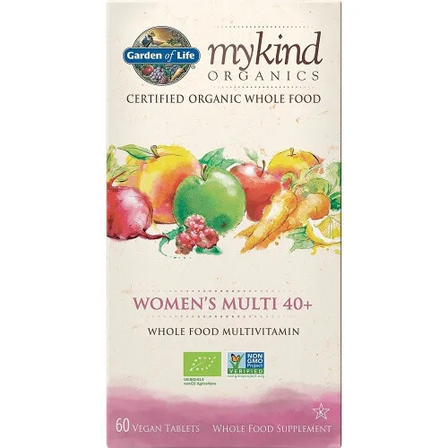 Garden of Life mykind Women's 40+, 60 Vegetarian Tablets. Brand New