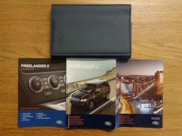 Land Rover Freelander 2 Owners Handbook/Manual and Wallet 10-12