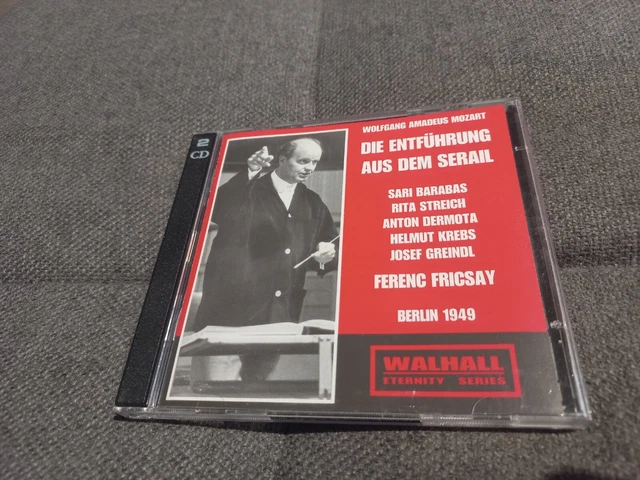 Mozart Die Entfuhrung Aus Dem Serail 2 CD in VGC Ferenc Fricsay 1949