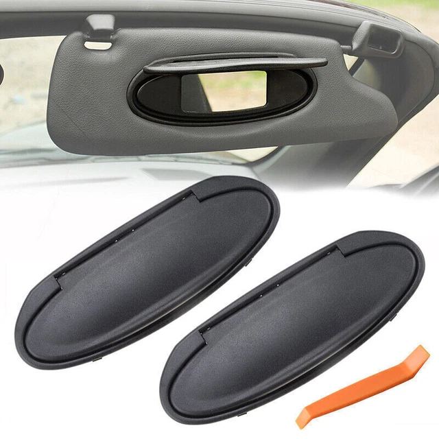Sun Visor Vanity Mirror Cover Cap For Porsche 911 996/997 Boxster Cayman 986 987