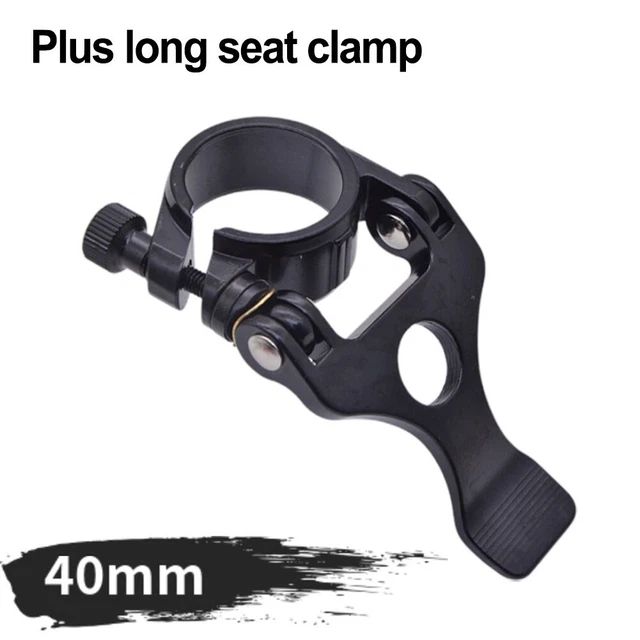 BLACK RED SILVER seatpost clamp Fits most bike seatposts 40 8mm