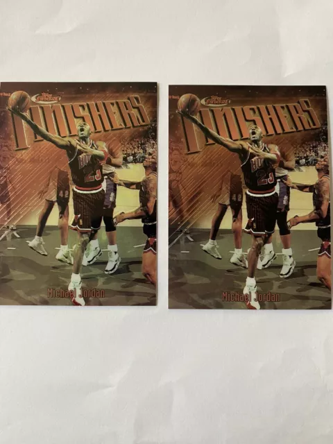 1997-98 Topps Finest Michael Jordan Finishers Bulls – Sports Card